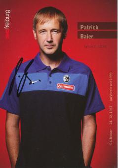 Patrick Baier  2011/2012   SC Freiburg Fußball Autogrammkarte original signiert 