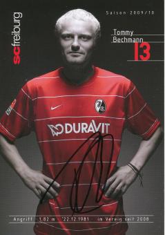 Tommy Bechmann  2009/2010   SC Freiburg Fußball Autogrammkarte original signiert 