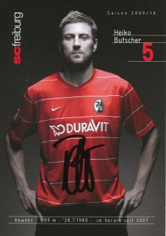 Heiko Butscher  2009/2010   SC Freiburg Fußball Autogrammkarte original signiert 