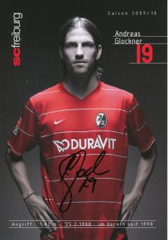 Andreas Glockner  2009/2010   SC Freiburg Fußball Autogrammkarte original signiert 