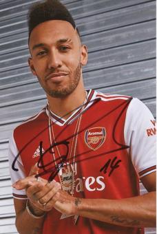Pierre Emerick Aubameyang  FC Arsenal London  Fußball Foto original signiert 