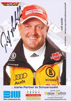 Rolf Schlli  Skispringen  Autogrammkarte original signiert 
