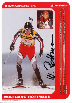 Wolfgang Rottmann  AUT  Biathlon  Autogrammkarte original signiert 