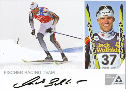 Andreas Schlütter  Ski Langlauf  Autogrammkarte original signiert 