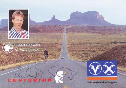 Hubert Schwarz  Nordische Ski Kombination  Autogrammkarte original signiert 