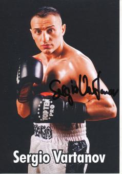 Sergio Vartanov   Boxen  Autogrammkarte original signiert 