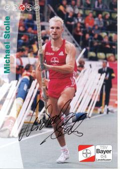 Michael Stolle  Leichtathletik  Autogrammkarte original signiert 