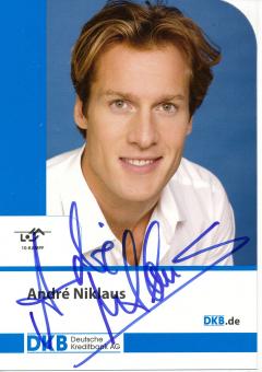 Andre Niklaus  Leichtathletik  Autogrammkarte original signiert 