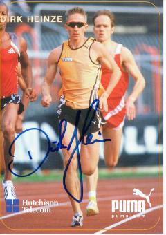 Dirk Heinze  Leichtathletik  Autogrammkarte original signiert 