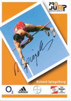 Richard Spielberg  Leichtathletik  Autogrammkarte original signiert 