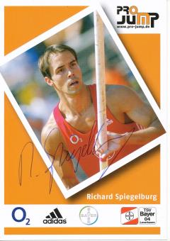 Richard Spielberg  Leichtathletik  Autogrammkarte original signiert 