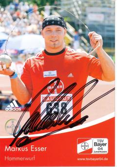 Markus Esser  Leichtathletik  Autogrammkarte original signiert 