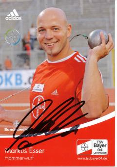 Markus Esser  Leichtathletik  Autogrammkarte original signiert 