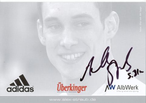 Alexander Straub  Leichtathletik  Autogrammkarte original signiert 