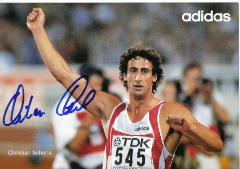 Christian Schenk  Leichtathletik  Autogrammkarte original signiert 