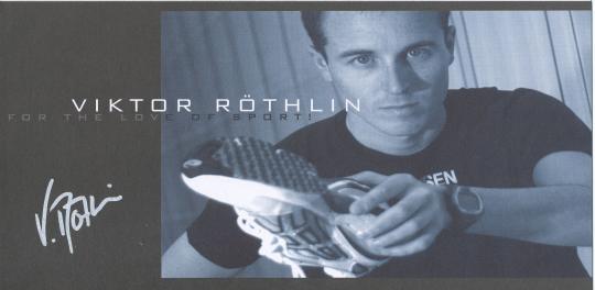 Viktor Röthlin  Leichtathletik  Autogrammkarte original signiert 