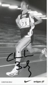 Christian Belz  Leichtathletik  Autogrammkarte original signiert 