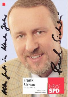 Frank Sichau  Politik  Autogrammkarte original signiert 