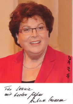 Barbara Stamm  Politik  Autogrammkarte original signiert 