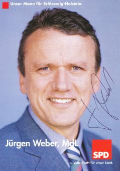 Jürgen Weber  Politik  Autogrammkarte original signiert 