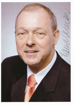 Rainer Wiegard  Politik  Autogrammkarte original signiert 