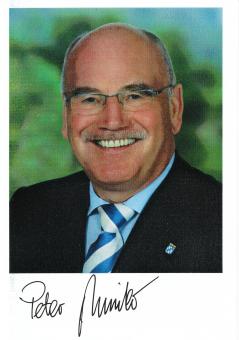 Peter Winter  Politik  Autogrammkarte original signiert 