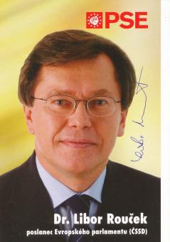 Dr.Libor Roucek    Politik  Autogrammkarte original signiert 
