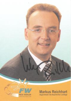 Markus Reichhart    Politik  Autogrammkarte original signiert 