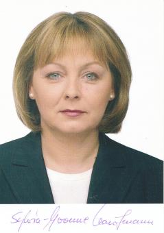 Sylvia Yvonne Kaufmann    Politik  Autogrammkarte original signiert 
