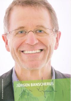 Jürgen Banscherus  Politik  Autogrammkarte original signiert 