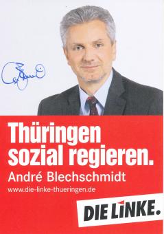 Andre Blechschmidt  Politik  Autogrammkarte original signiert 