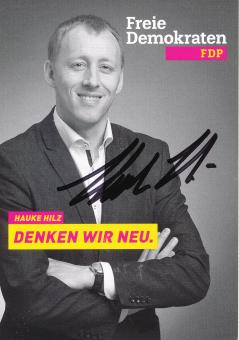 Hauke Hilz  Politik  Autogrammkarte original signiert 
