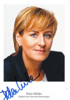 Petra Müller  Politik  Autogrammkarte original signiert 