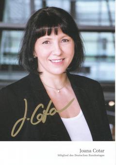 Joanna Cotar  Politik  Autogrammkarte original signiert 