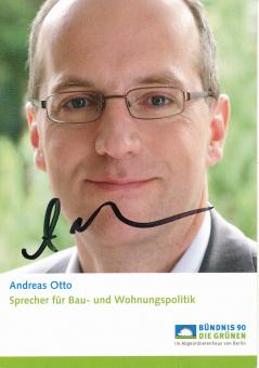 Andreas Otto  Politik  Autogrammkarte original signiert 