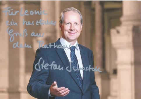 Stefan Schostock  Politik  Autogrammkarte original signiert 