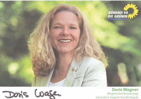 Doris Wagner  Politik  Autogrammkarte original signiert 