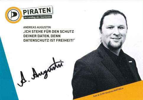 Andreas Augustin  Politik  Autogrammkarte original signiert 