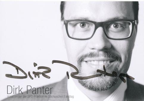 Dirk Panter  Politik  Autogrammkarte original signiert 