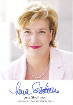 Lena Strothmann  Politik  Autogrammkarte original signiert 