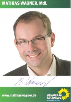 Mathias Wagner  Politik  Autogrammkarte original signiert 