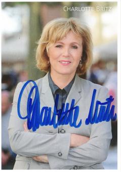 Charlotte Britz  Politik  Autogrammkarte original signiert 