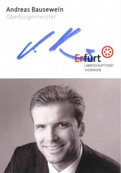 Andreas Bausewein  Politik  Autogrammkarte original signiert 