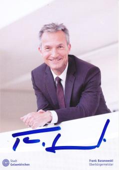 Frank Baranowski  Politik  Autogrammkarte original signiert 