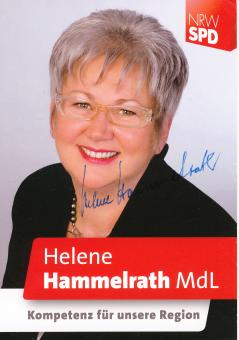Helene Hammelrath  Politik  Autogrammkarte original signiert 