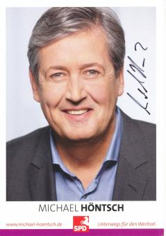 Michael Höntsch  Politik  Autogrammkarte original signiert 