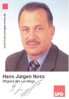 Hans Jürgen Noss  Politik  Autogrammkarte original signiert 