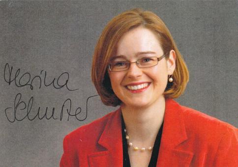 Marina Schuster  Politik  Autogrammkarte original signiert 