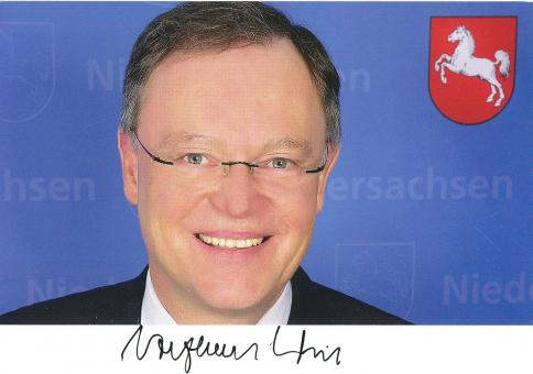Stephan Weil  Politik  Autogrammkarte original signiert 