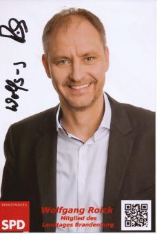 Wolfgang Roick  Politik Autogramm Foto original signiert 